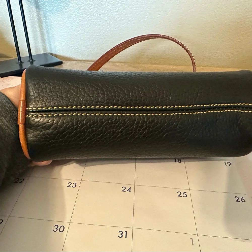 Dooney and Bourke pebbled, leather, mini purse, and like new condition - Picture 4 of 5